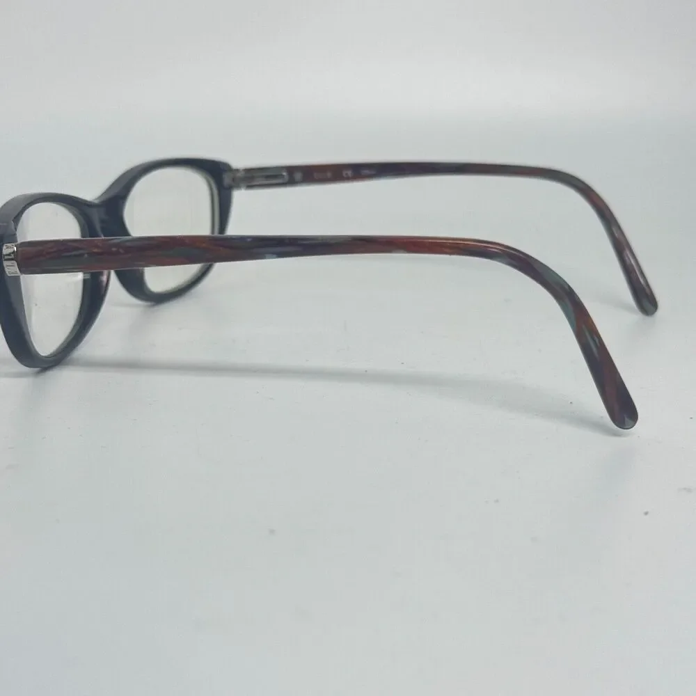 ELLE EL13350 HV Havana Womens Oval Full Rim‎ Eyeglasses 52-16-135 H15677